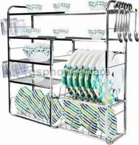 7 Shelves Stainless Steel Dish Rack