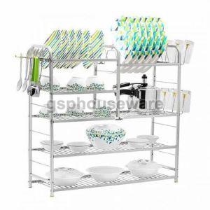 Silver Stainless Steel Dish Rack