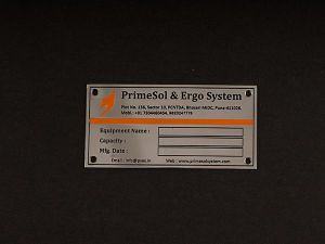 Stainless Steel Nameplate