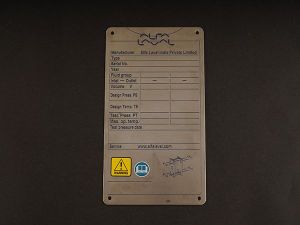 Stainless Steel Nameplate