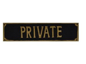 Brass Nameplate