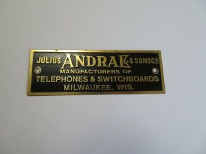 Brass Nameplate