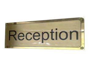 Brass Nameplate