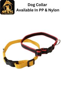 Adjustable PP & Nylon Double Layer Dog Collar All Size