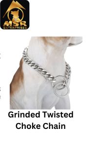 2 Feet Grinded Twisted Iron Dog Chock Chain All Size