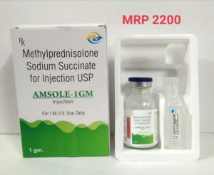 Amsole-1 gm Methylprednisolone Injection