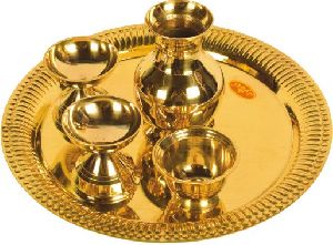 Brass Pooja Thalis