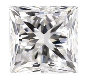 GIA Certified CVD Lab Grown Solitaire Princess Cut Diamonds