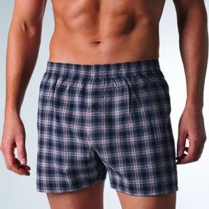 Mens Checkered Boxer Shorts
