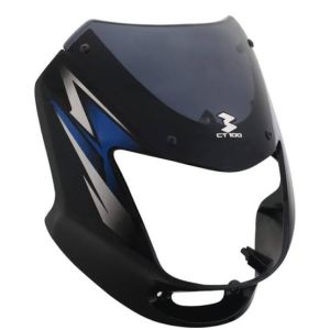 Bajaj Bike CT 100 Black & Blue Headlight Visor