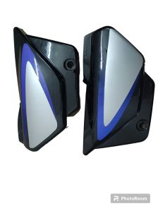 Hero Splendor Black & Blue Bike Side Panel