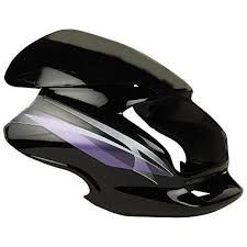 Hero Black Purple Super Splendor Headlight Visor