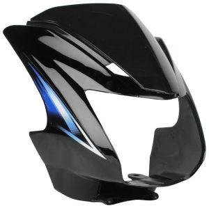 TVS Star City Cvti Black & Blue Headlight Visor