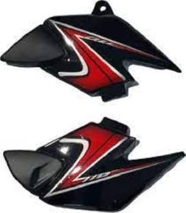 Honda Dream Yuga Black & Red Bike Side Panel