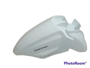 Suzuki Burgman White Front Mudguard