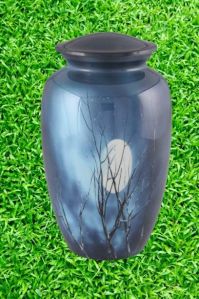 Burial Moonlight Blue Cremation Urn