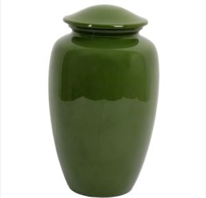 Green Hummingbird Metal Cremation Urn