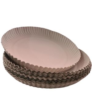 6 Inch Deluxe Wrinkle Paper Plate
