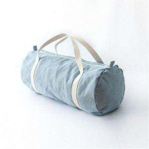 Cotton Denim Duffle Bag