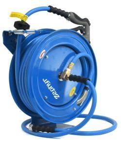 zephyr heavy-duty auto-retractable garden hose reel