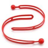 zephyr indoor outdoor ball ties cord red adjustable strap