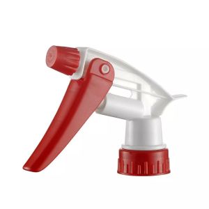Red and White Plastic Trigger Sprayer