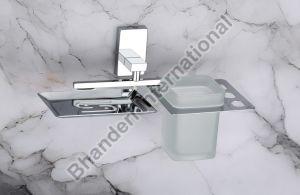 stainless steel Soap Dish with Tumbler Holder