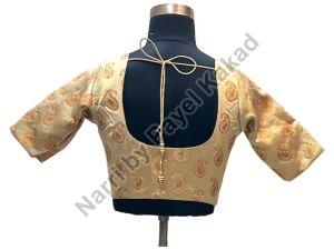Golden Boknet Half Sleeve Blouse