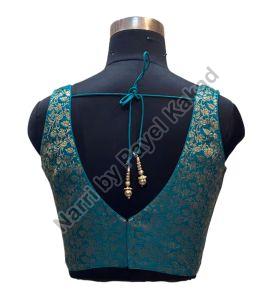 Turquoise Boknet Sleeveless Blouse