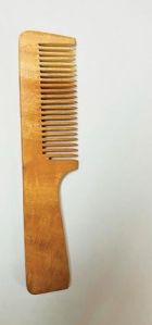Brown Wooden Handle Comb