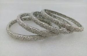 Silver Plated Bangles