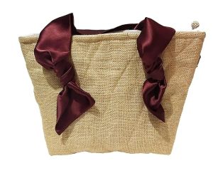 01 golden jute bag