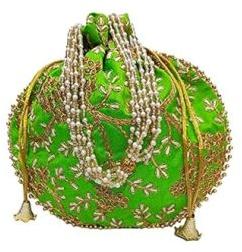 lgreen1ath fabric potli bag