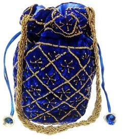 ptl1039 velvet potli bag