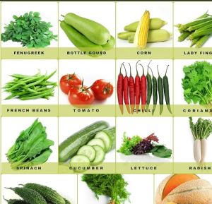 natural vegetables