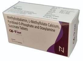 Methylcobalamin, L-Methylfolate Calcium, Pyridoxal-5-Phosphate and Doxylamine Succinate Tablets