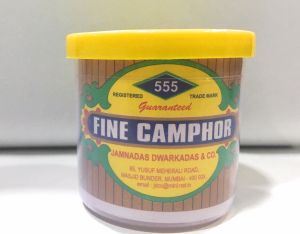 555 brand fine camphor tablets container