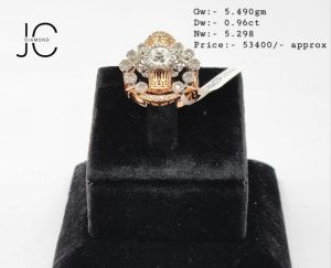 JCLR4 Ladies Gold Diamond Ring