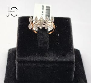 JCLR9 Ladies Gold Diamond Ring