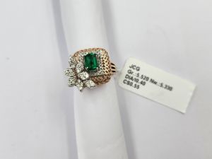 JCLRC3 Ladies Gold Diamond Ring