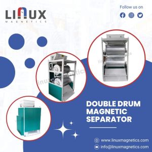 Double Drum Magnetic Separator