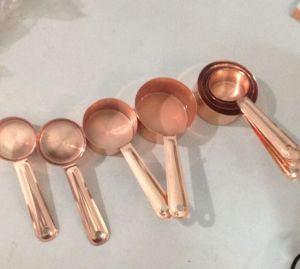 Copper Small Kitchen Measuring Cups