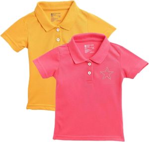 Girls Polyester Polo T-Shirts