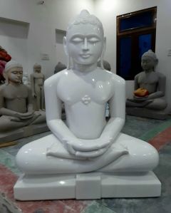 Marble Digamber Jain Statue