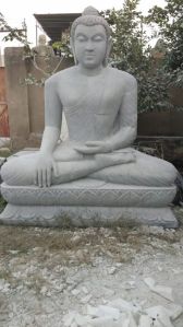 Marble Mahavir Jain Statue