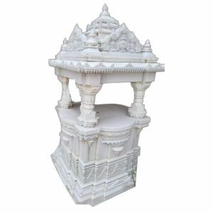 White Makrana Marble Temple