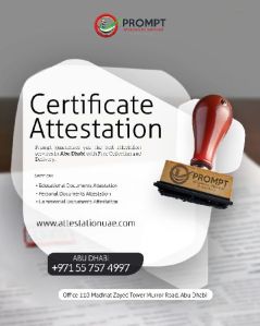 CERTIFICATE ATTESTATION