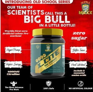 X_Cite Pre-Workout (450g) Advanced Formula for Pros 4000mg Citrulline, Boost Endurance, Strength, Energy
