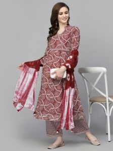 skd 519 kurti pant dupatta set