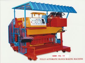 Fully Automatic Hollow Concrete Block Making Machine